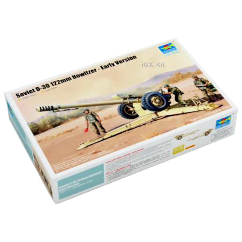 Trumpeter 02328 1/35 Soviet D30 D-30 122mm Howitzer Artillery Military Gift Plastic Assembly Model Toy Building Kit