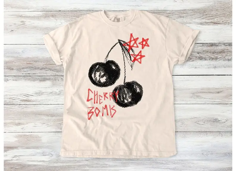 Cherry Bomb T-Shirt, Punk Rock Graphic Tee