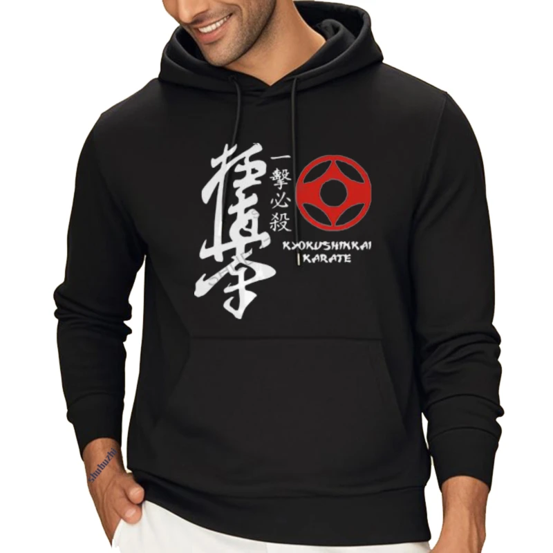 Kyokushinkai Kyokushin Kai Kan Karate One Hit Kill Mma Mix Martial Art Новая мужская модная осенняя хлопковая крутая толстовка Kyokushinkai Kyokushin Kai Kan Karate One Hit Kill Mma Mix Martial Art Новая мужская модная осенняя хлопковая крутая толстовка