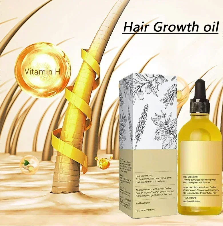 

Natural Hair Growth Oil Efficient Anti Hair Loss Nourishing Essential Oil For Dense Repair Damaged Hair Moisturizing Smooth Oil