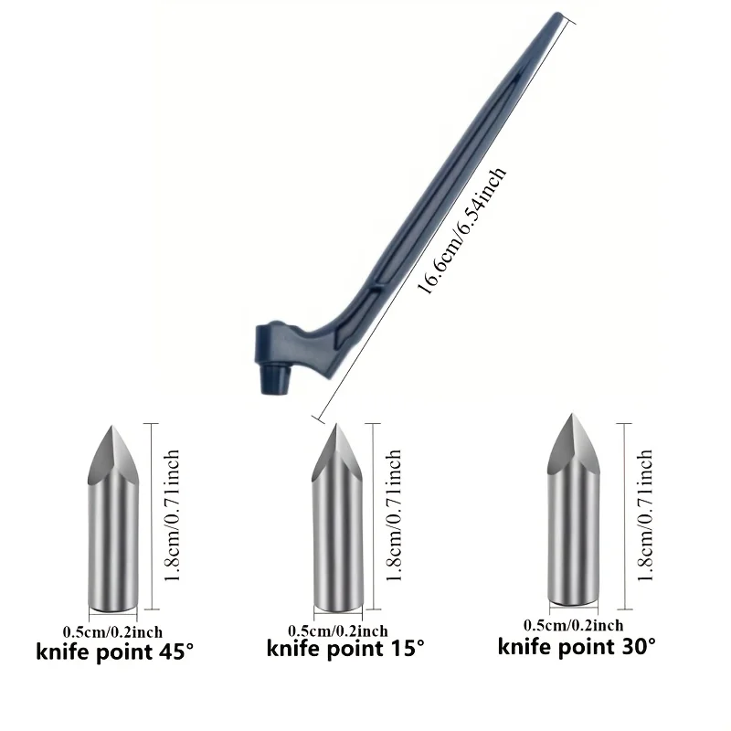 360‑Degree Rotating Craft Cutting Tool, Stainless Steel Paper Cutter,Handle & Blades for DIY Crafting