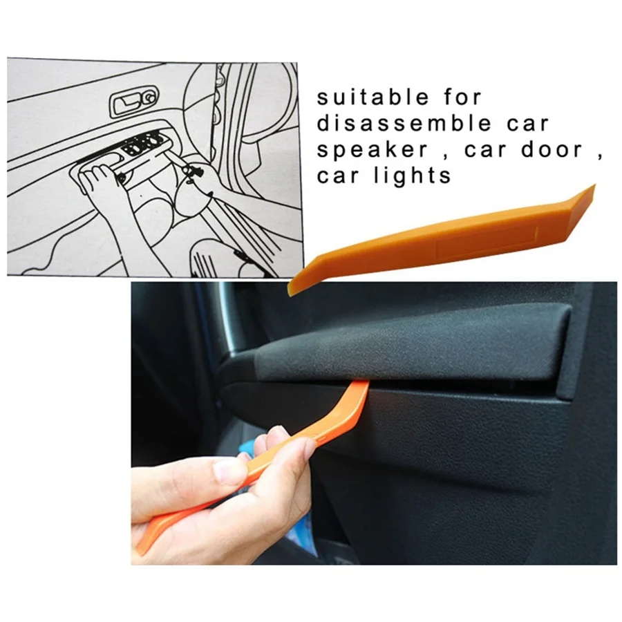 Auto Door Clip Panel Trim Removal Tool Kits Navigation Disassembly Seesaw Car Interior Plastic Seesaw Conversion Tool