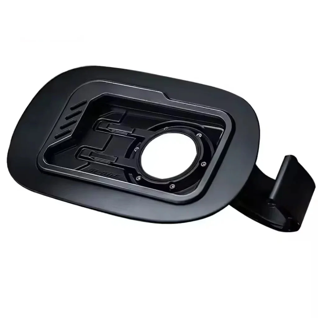 

Transparent Samurai Black Al-mg Alloy/Silica Gel Fuel Tank Cover for Land Rover Defender 2 Pc 2020-2025