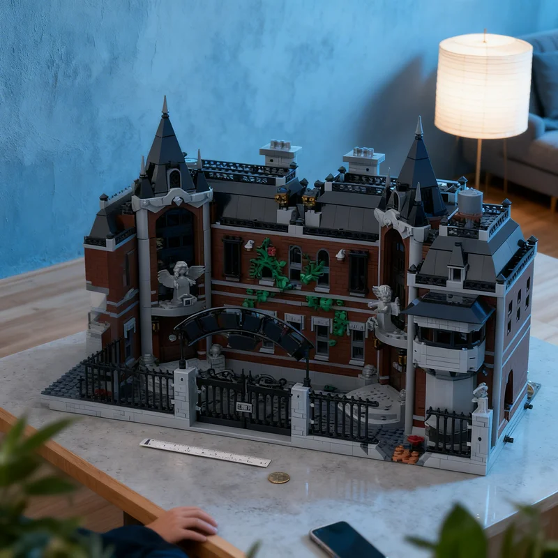 

5906pcs MOC Arkham Double The Super Heroes DCD Model Building Blocks DIY Gift Creative Collectible Display Decor Premium Adult