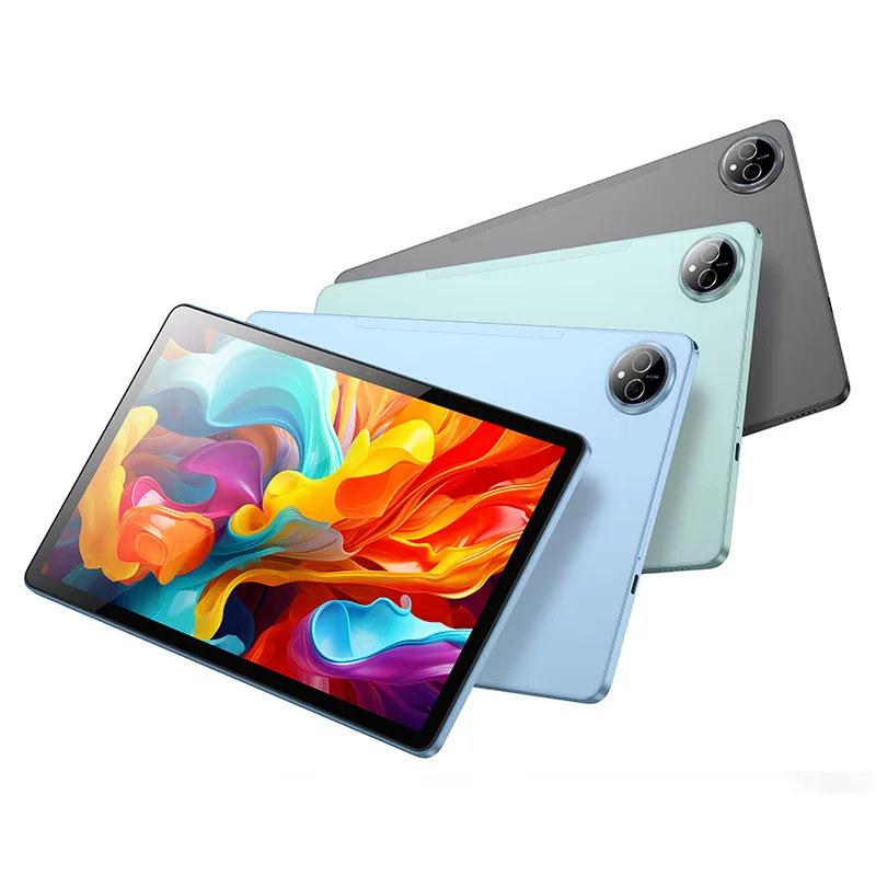 Nowy tablet Netcom z ekranem 10,95 cala, system Android w języku angielskim, rok 2025.