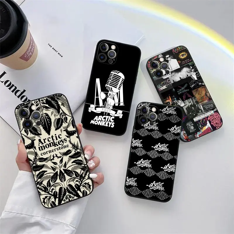 Arctic Monkeys Rock Punk Phone Case for iPhone 11 15 Pro Max Case Coque 14 Plus 13 Pro 12 11 X XS XR 7 8 SE 2020 TPU Soft Cover