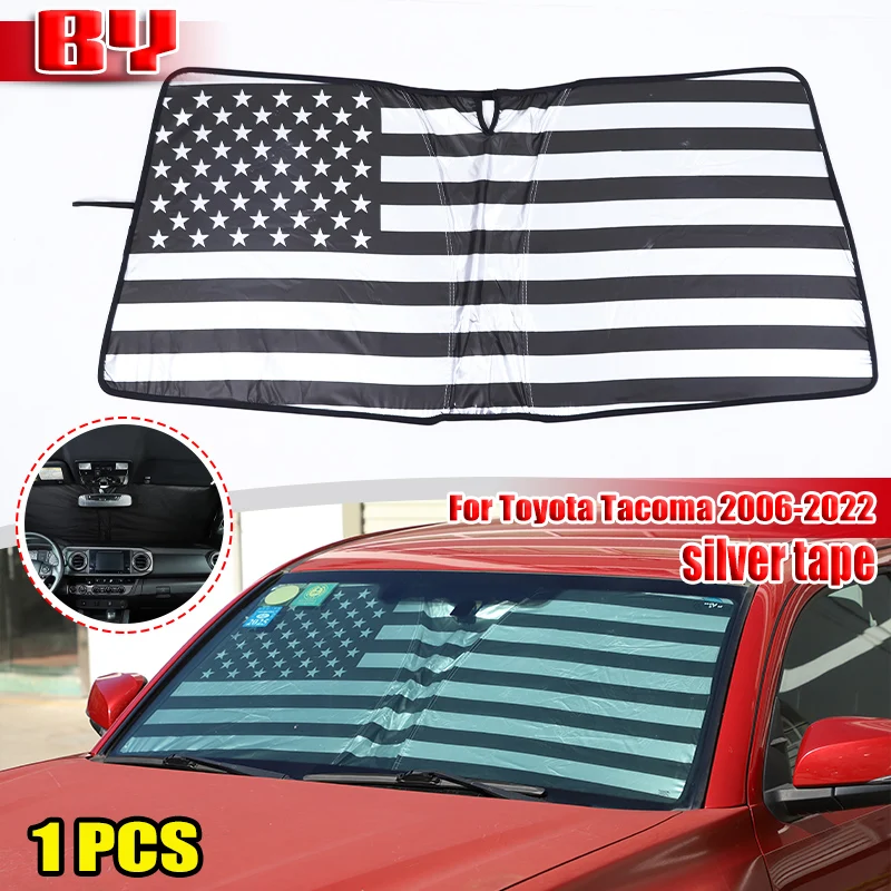 For Toyota Tacoma 2006-2022 Car Interior Sunshades Cover Windshield Sun Visor Shade anti-UV sunshade Auto accessories