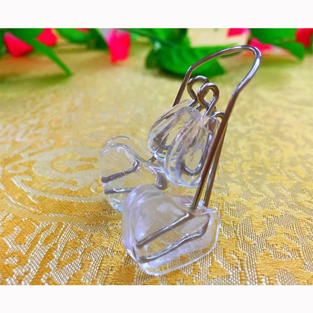 

3pcs Transparent Nose Lifting Shaping Bridge Corrector Beauty Tool For Women Girls Ladies Pink Package Durable Non Surgical