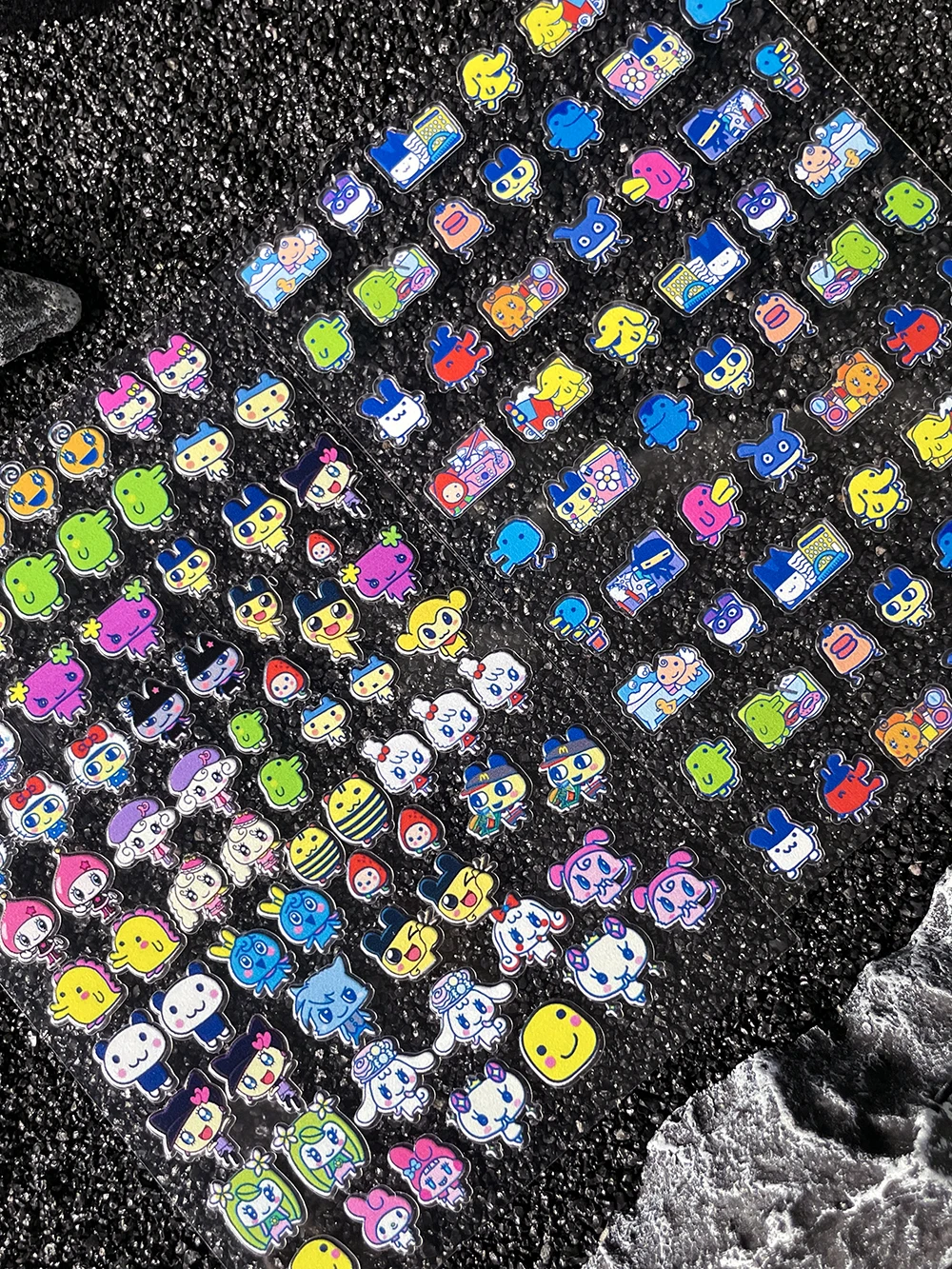 

Kawaii Electronic Pet Pvc Nail Stickers Cut Film Stickers Scrapbook Notebook Stationery Transparent Pvc Small Animal Stickers