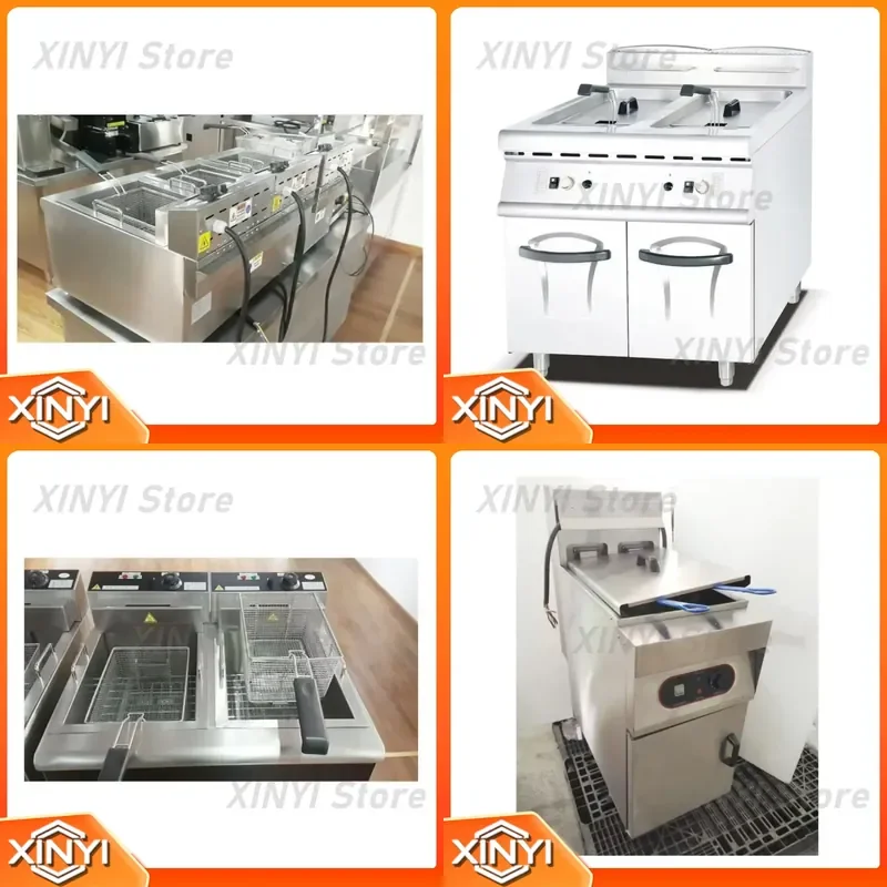 for Commercial CE Proved Industrial Double Tank Electric Deep Fryers For Sale
