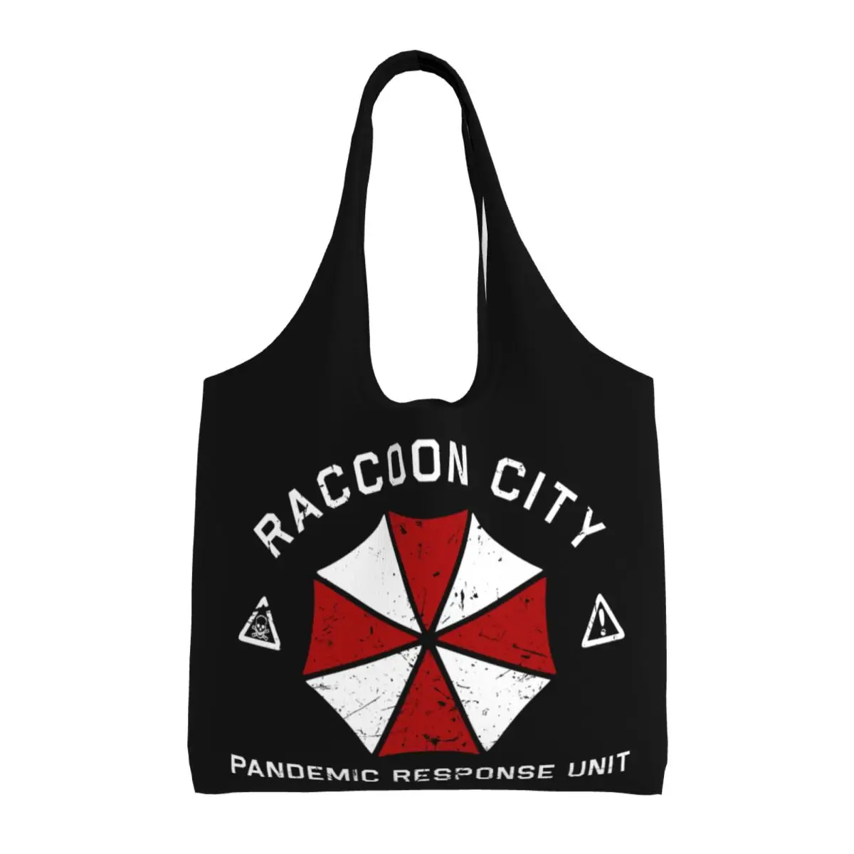 Umbrella Corporations Corp Shopping Canvas Bag Women Durable Large Capacity Grocery Raccoon City Shopper Tote Bags Handbag