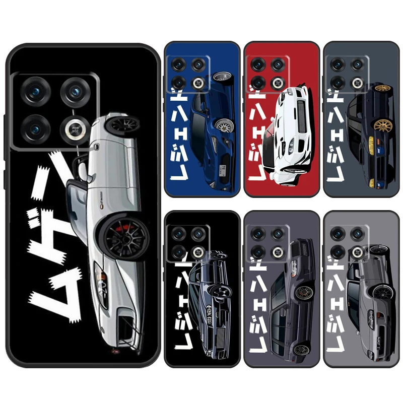 Tokyo JDM Drift Sport Car Case For OnePlus Nord CE 4 2 3 Lite N10 N20 OnePlus 12 11 9 10 Pro 8T 9RT 10T 10R 12R Cover