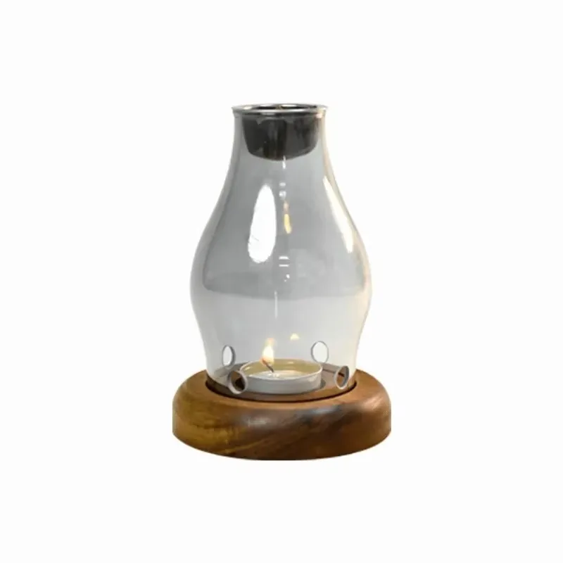 Chinese Style Incense Burner Glass Incense Burner Agarwood Natural Spice Incense Burner Candle Lamp
