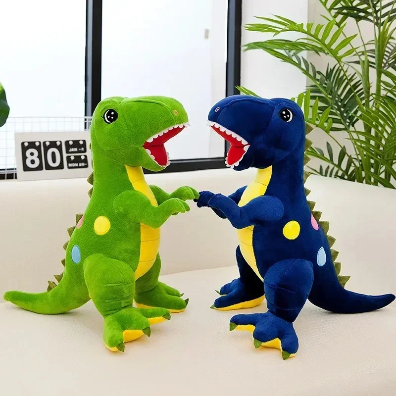 

50CM Polka Dot Dinosaur Plush Toy Large Rex Doll Rag Doll Pillow Children's Doll Boy Gift Stuffed Animal Patung Dolls