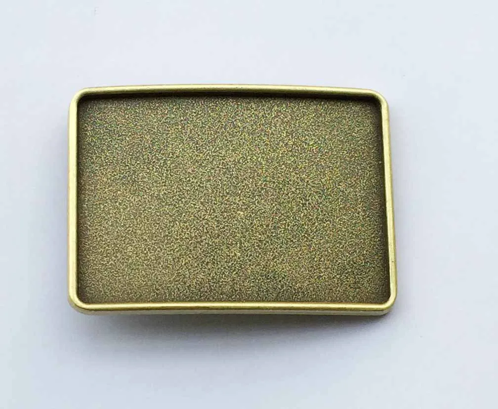 

Vintage Rectangle Blank Belt Buckle -Any Designs you want,Custometic DIY 2026