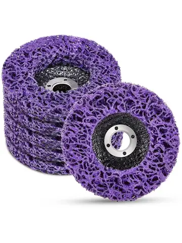 1Pcs 100/115/125mm Coral Disc Poly Strip Disc Grinder Strip Disc Abrasive Wheel Paint Rust Removal Clean For Angle Grinder