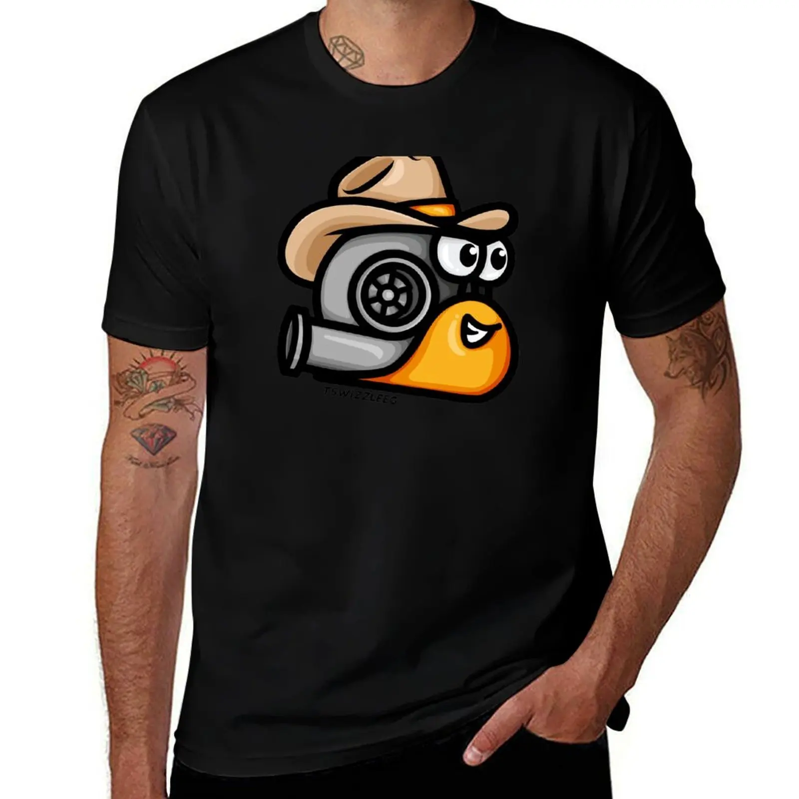 

custom t t prints Snail shirt print designer with (Orange) shirts - Cowboy shirts T-Shirt t Turbo