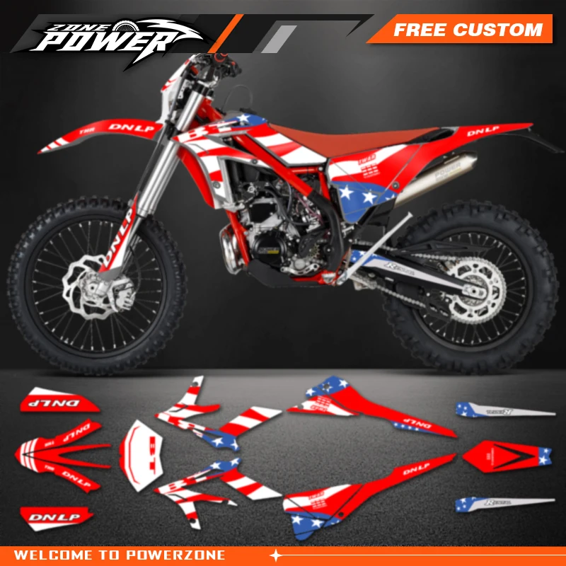 Powerzone Custom Backgrounds Graphics Decals Sticker Kits for Beta Xtrainer 150 200 250 300 400 450 2015 2016 2017 2018 2019 15