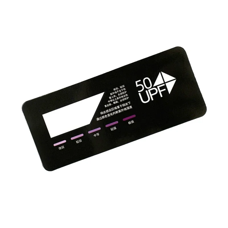 UV Test Sensor Test Strips Card Indicator Tester for Sunglass Durable Radiometer Light Meter