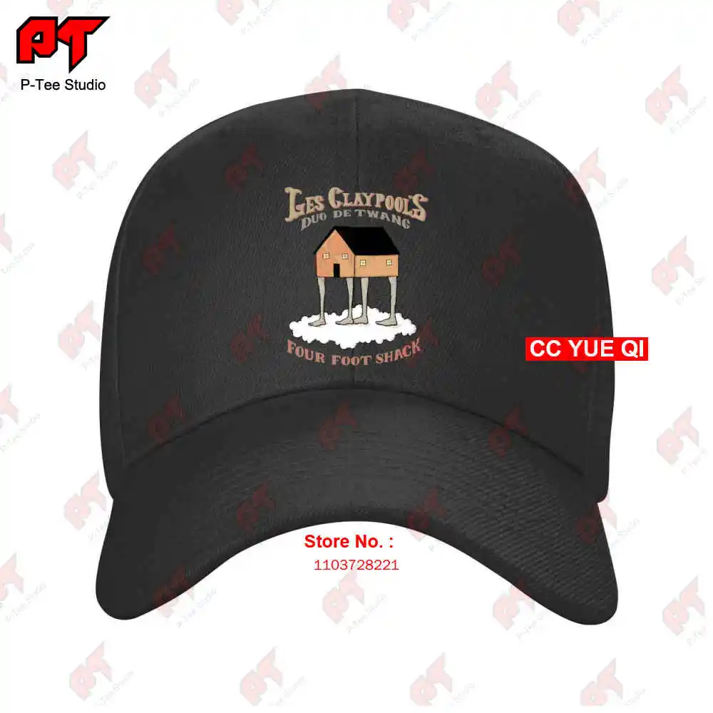 Les Claypool'S Duo The Twang Four Foot Shack Country Primus Brown Baseball Caps Truck Cap L2LM