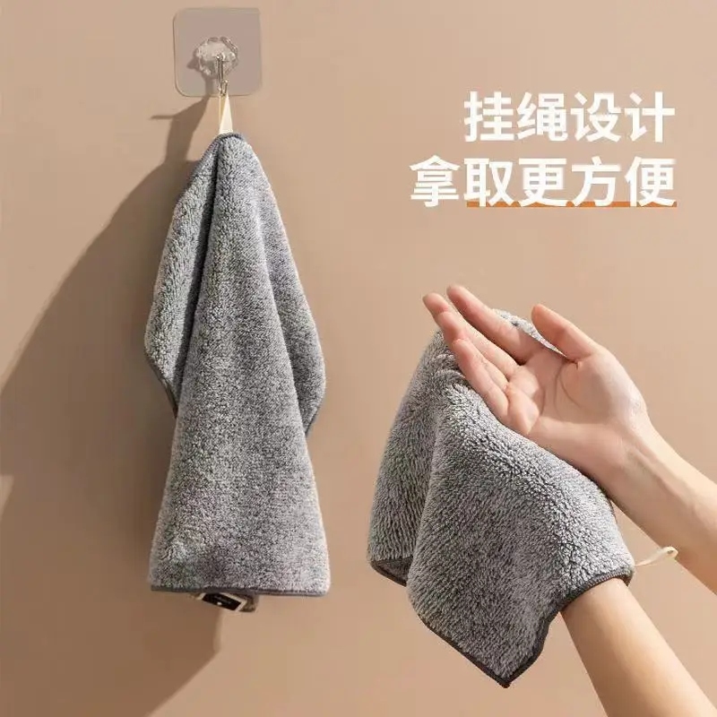 1Pcs Microfiber Kitchen Towel Set Bamboo Fier Towels for Kitchen Napkin Soft Dish Cloth Absorbent Cleaning Cloth Rags