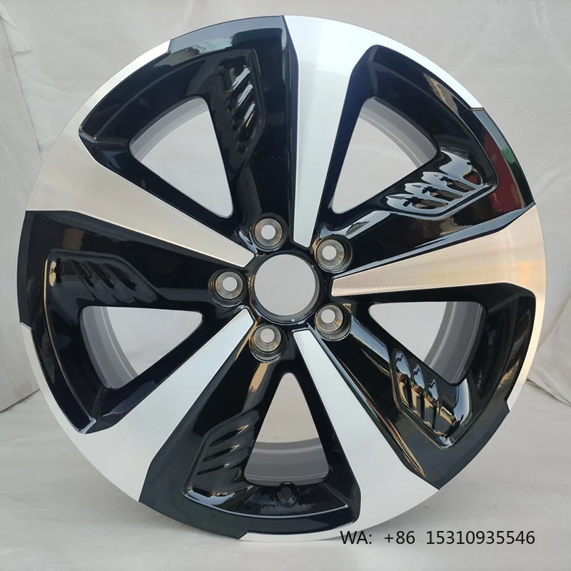 Rines de aluminio de 17 pulgadas 5x108 en stock, rines universales de repuesto para sedanes compactos de nueva energía, piezas de tuning para autos.