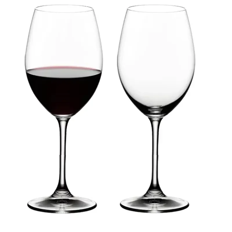 Lead-free 19.5 oz crystal clear long stem red and white wine champagne glass wedding party anniversary Christmas goblet