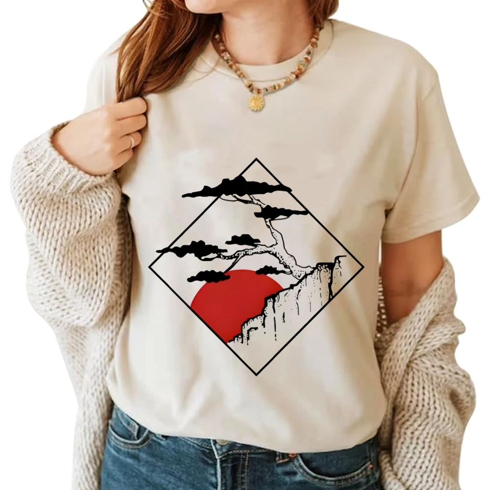 

Landscape Elements, Korean Style T-Shirt, Hand-Painted Abstract Tee Women, Y2k Graphic Design, Oversized Summer Top, 2025 Trend