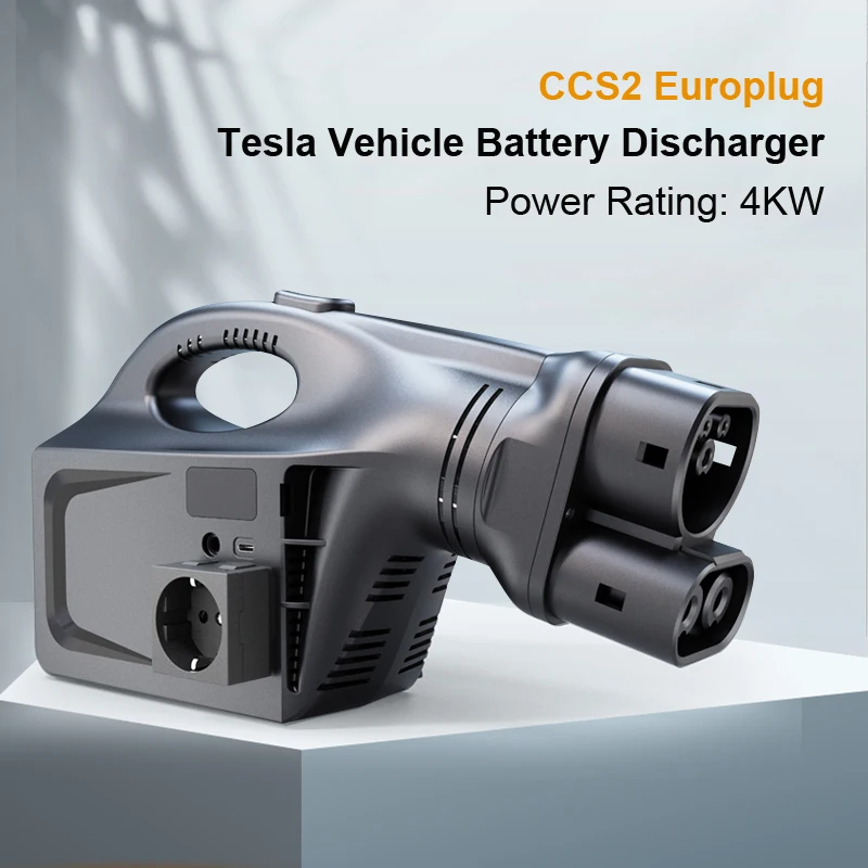 

EU Plug 4KW discharge all-in-one machine for Tesla Designed to run small electrical devices camping photography outdoor work
