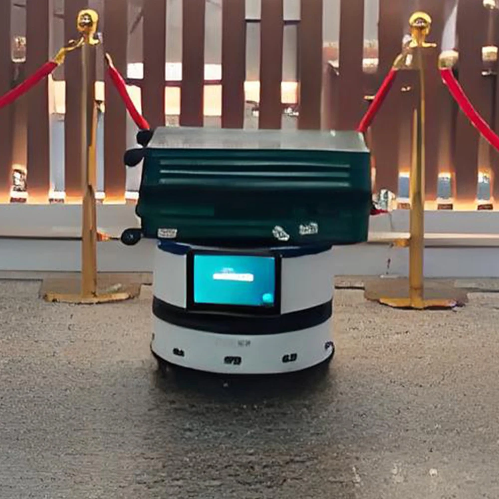 Smart Hotel Delivery Robot Autonomous Navigation Food and Goods Delivery Robot