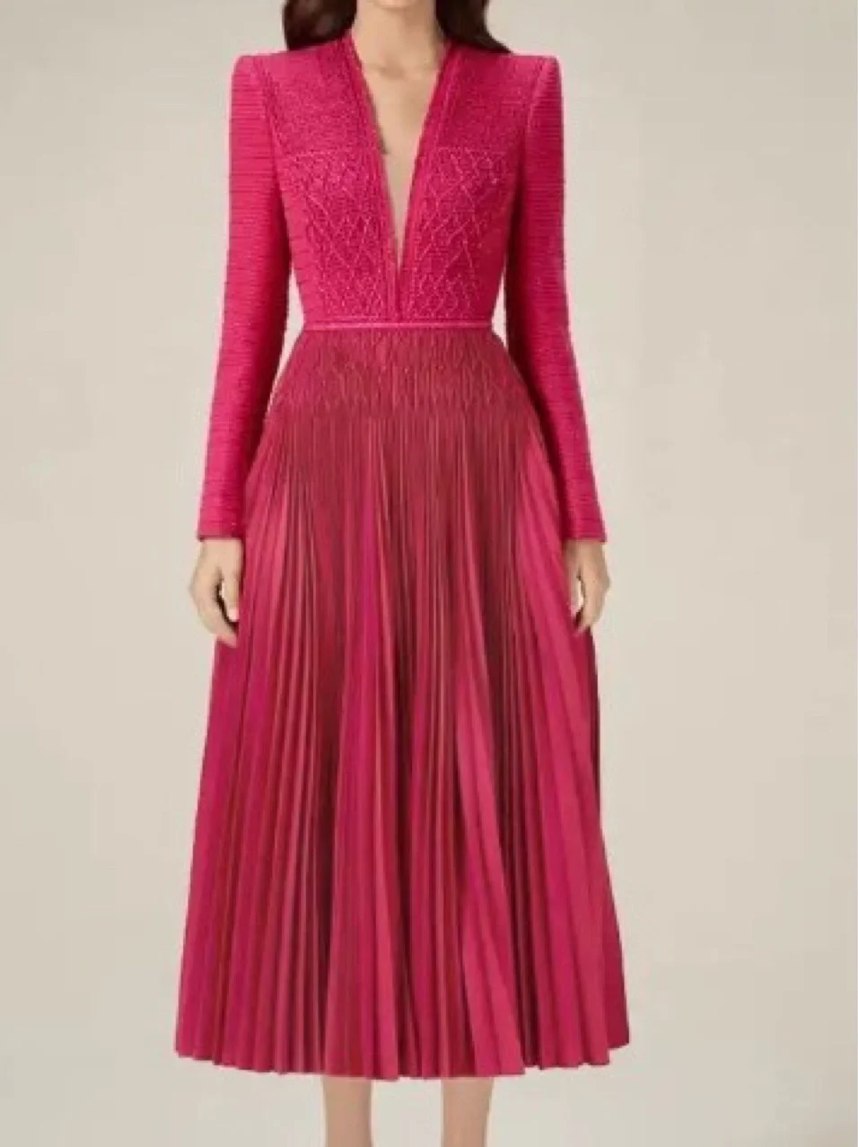 knee length dresses for ladies Taj Hemp Tiered Midi Dress