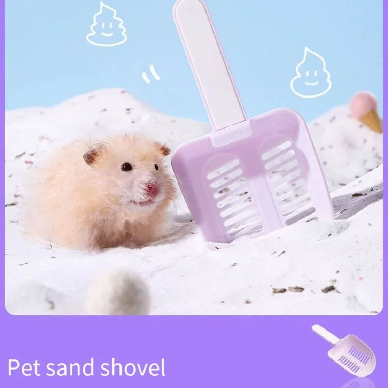 مجرفة رمل البول الهامستر، سلك ذهبي لتنظيف الدب، مجرفة آيس كريم للحمام الرملي، مجرفة بول خاصة للمرحاض، يوميًا #1