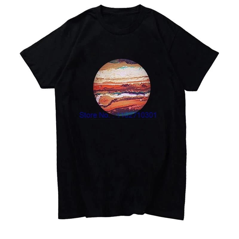 Planet Great Astronomy Amazing Harajuku Graphic T Shirts Cotton Short Sleeve T-Shirts Summer Streetwear Mens Print T Shirt