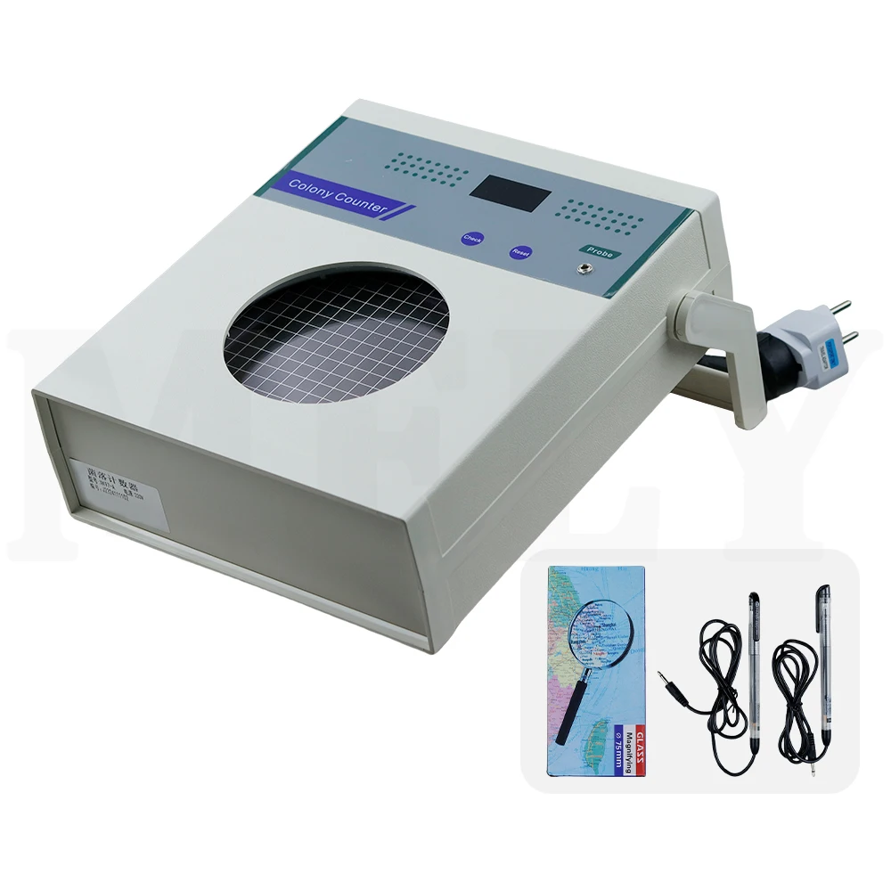 16W Colony Counter Counting Machine XK-97A Semi Automatic Quantity Bacteria Test Instrument Counting Tool