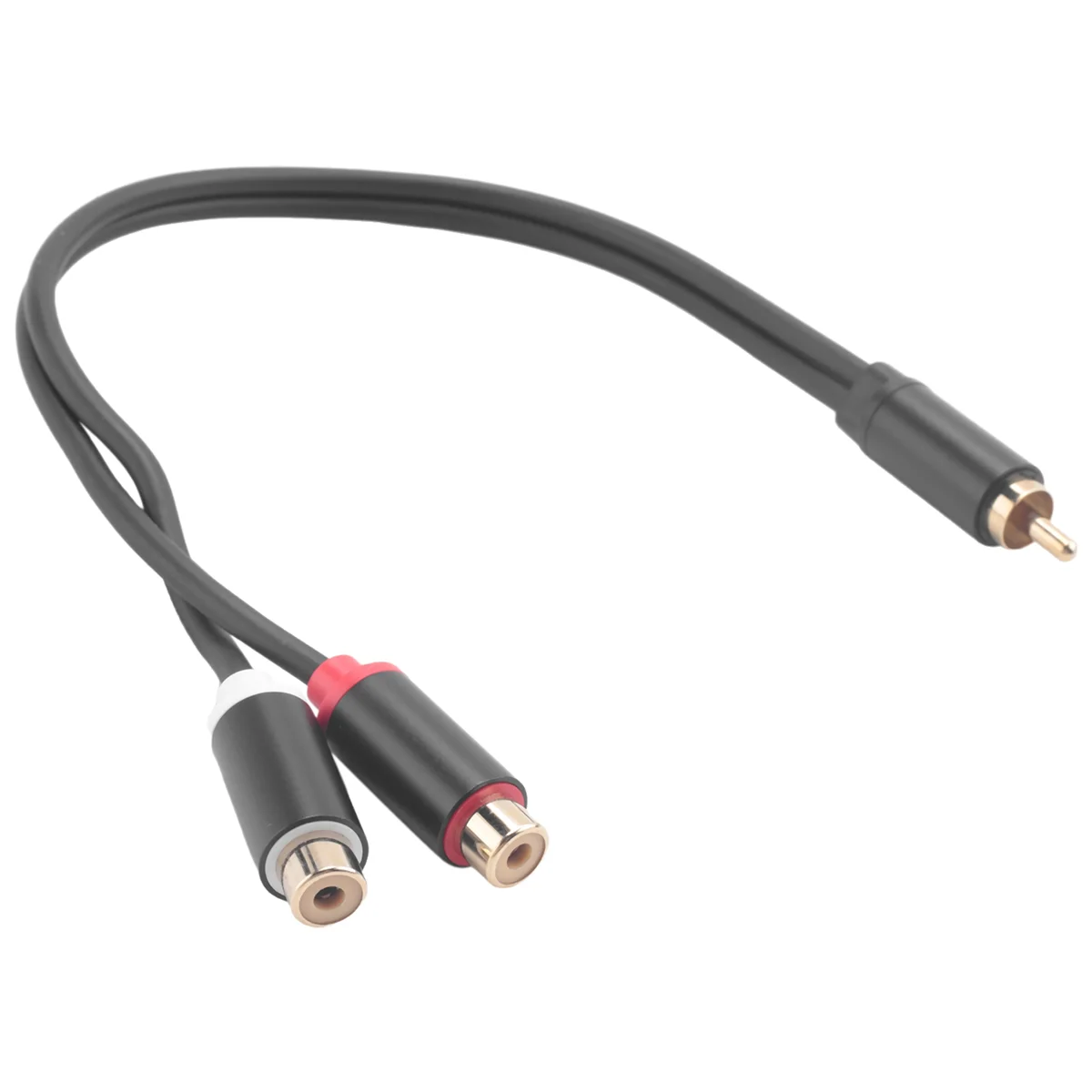 RCA Male Cable to 2RCA Female Audio Cable 2 RCA Male Splitter Aux Cable for TV PC DVD Speaker Audio Amplifiers