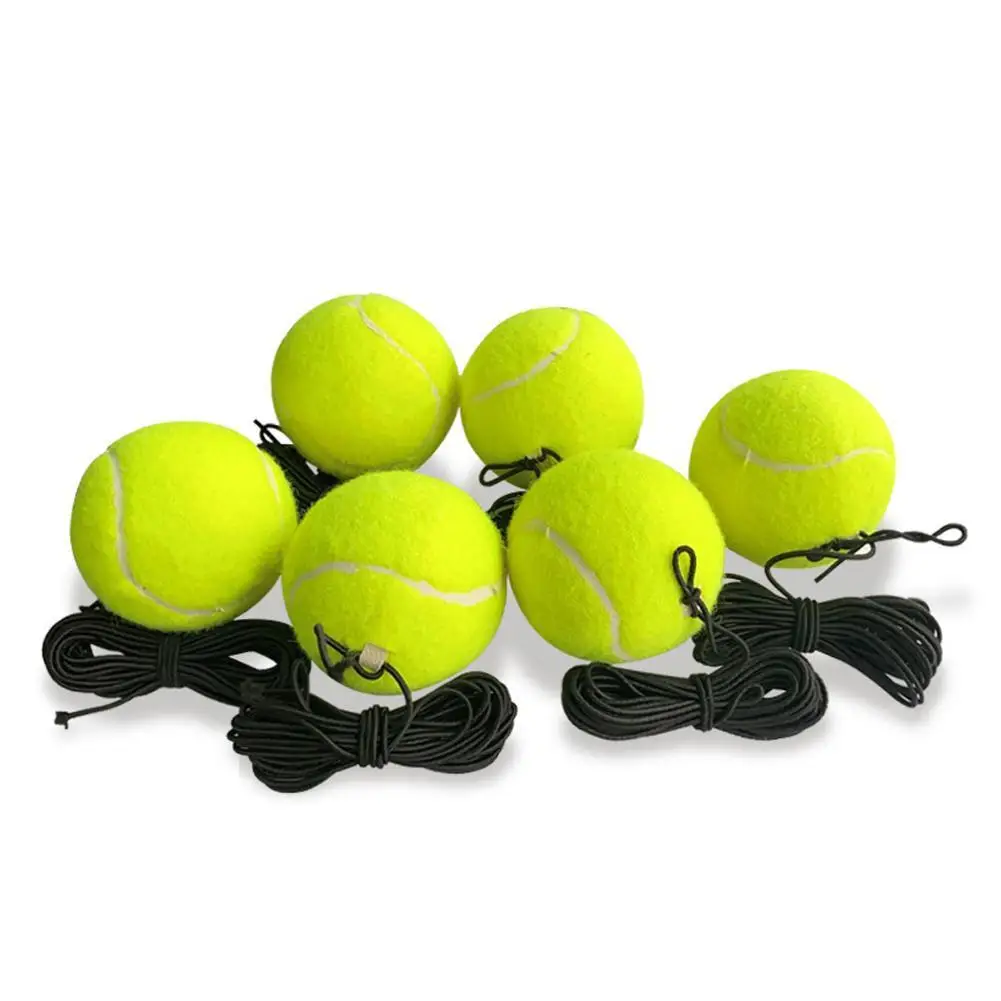 Tennis Training Swingball Replacement Ball With Elastic String Portable Tennis Ball Lightweight Tennis Single Player Practice