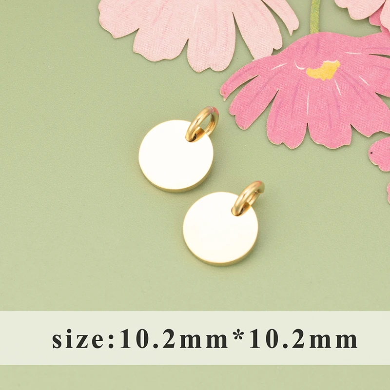 assoonas, 4 Stück/Set, MI64, wasserdichte Schmuckaccessoires, 316L-Edelstahl, Anhänger, Schmuckzubehör, DIY-Anhänger – Detail 3