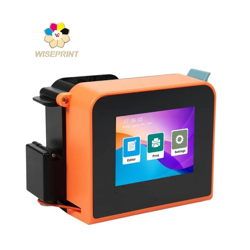 WISEPRINT Codificação e Programação de Chave TIJ Mini Portátil Mini Codificação de Lote HP-WP127MN Pro Máquina de Impressora jato de tinta portátil