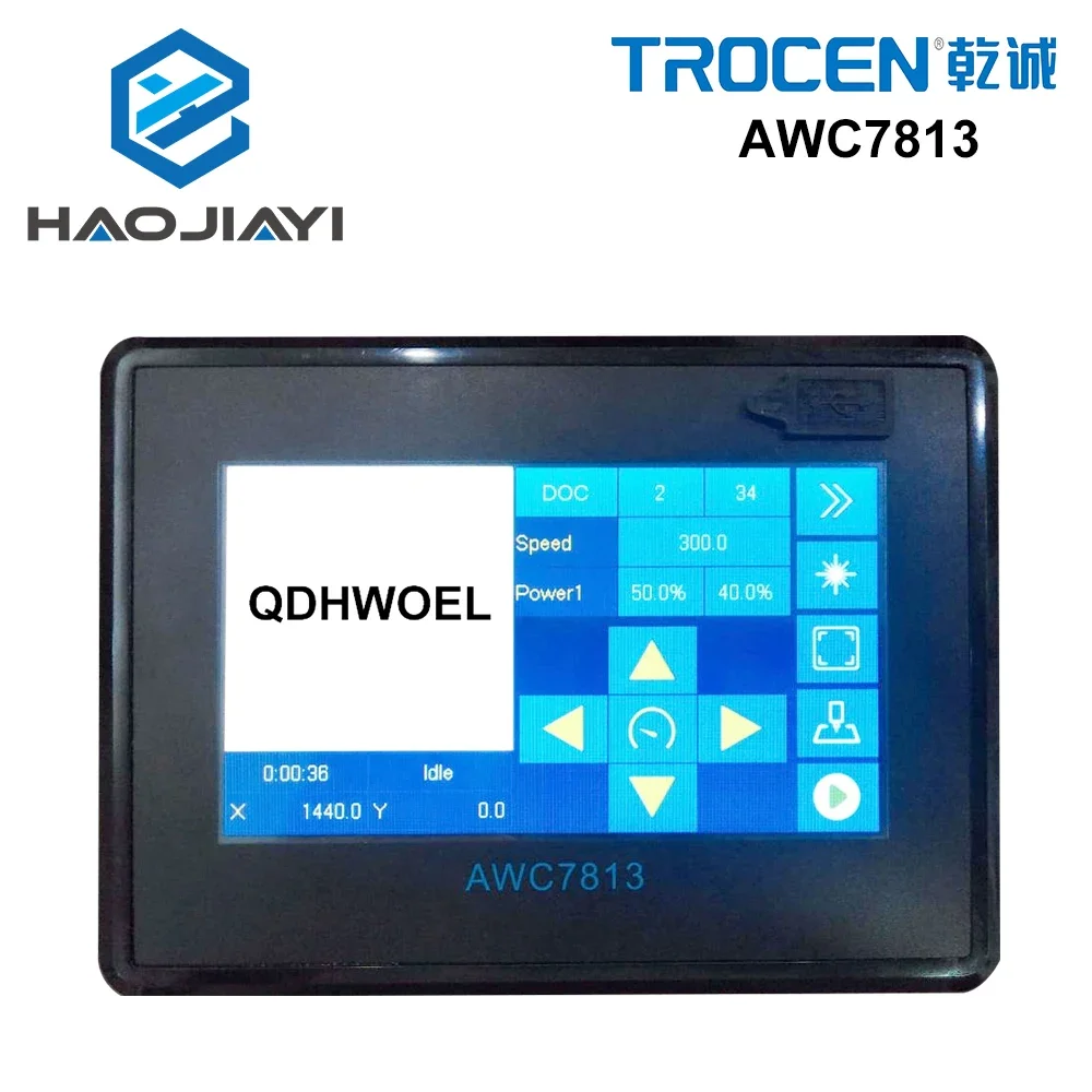 HAOJIAYI Trocen AWC7813 Co2 Laser Controller System for Co2 Laser Engraving and Cutting Machine