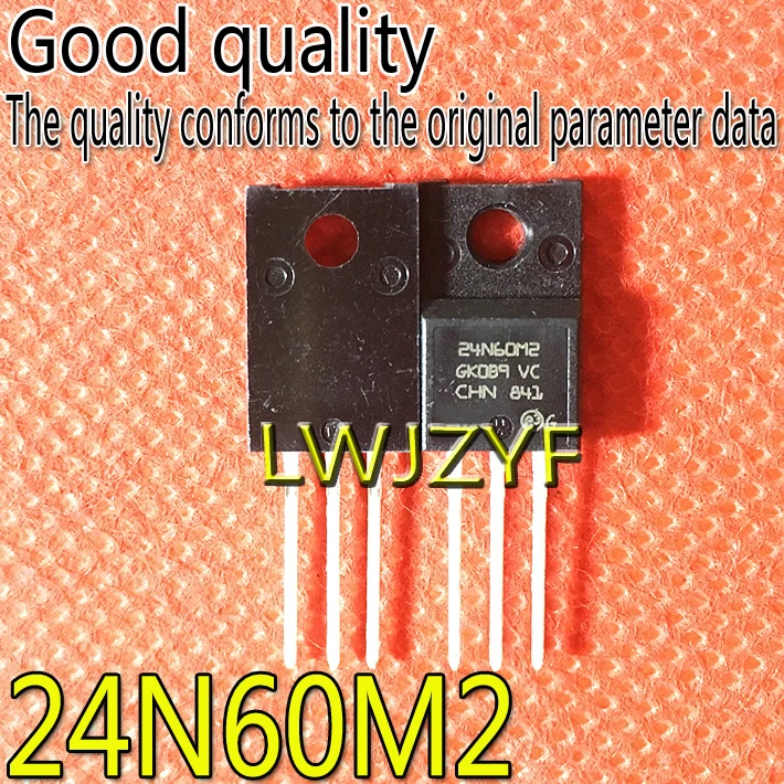 (10Pieces) New STF24N60M2 TO-220F 600V 15.5A MOS  24N60M2 MOSFET Fast shipping