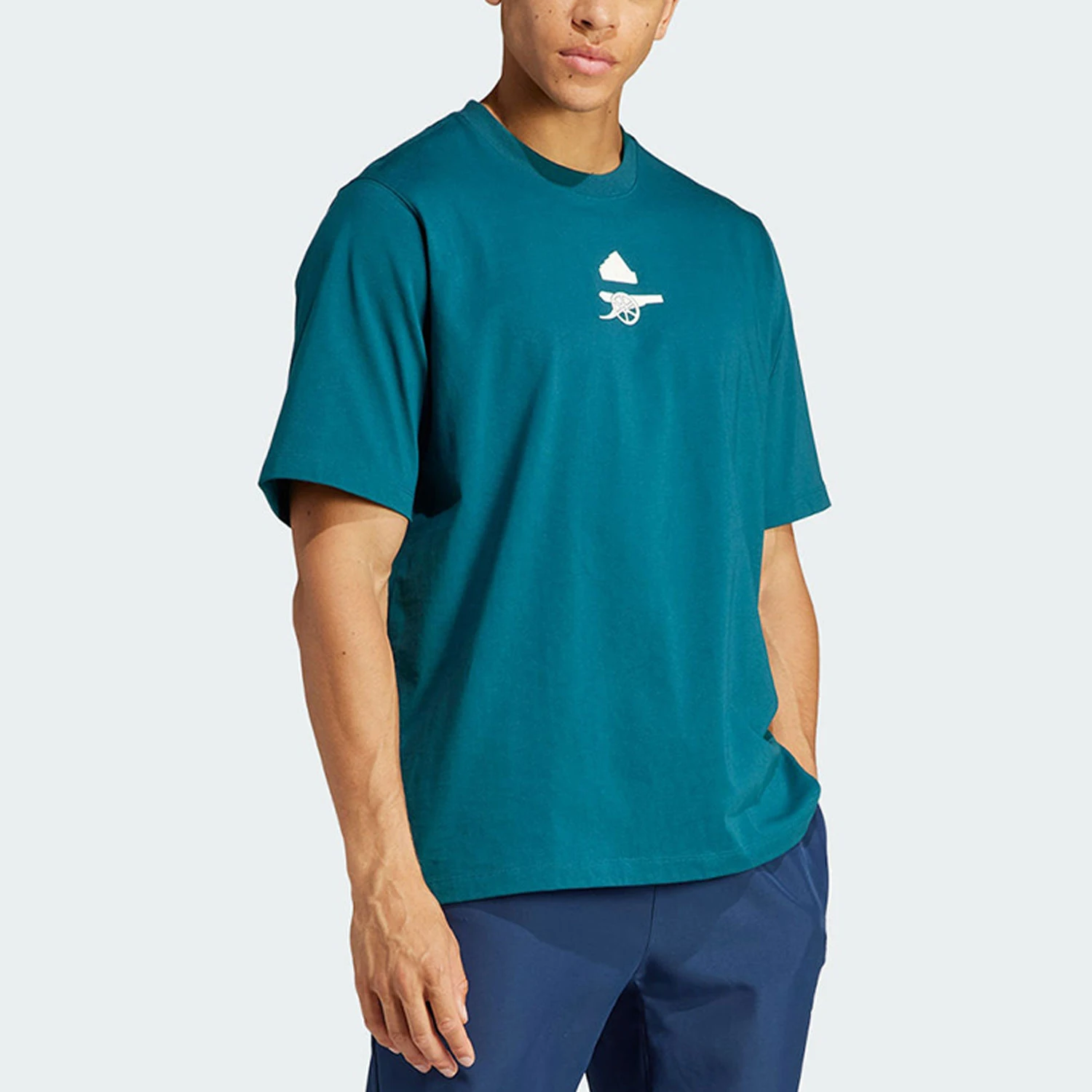 

Мужская футбольная повседневная футбольная культура Adidas Official Authentic Arsenal с коротким рукавом HZ2063