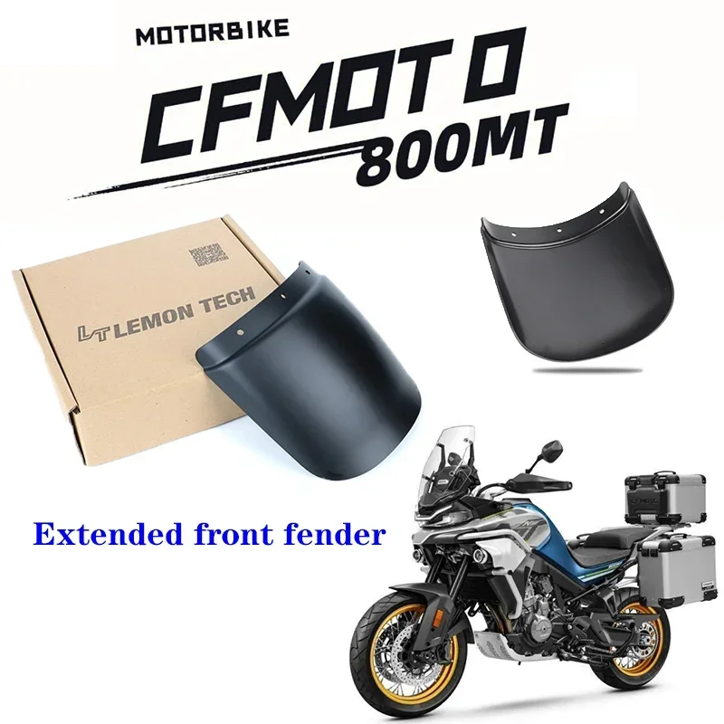 Suitable for CFMOTO original factory modified 800MT motorcycle extended front mudguard mud tile extension plate moto accessories