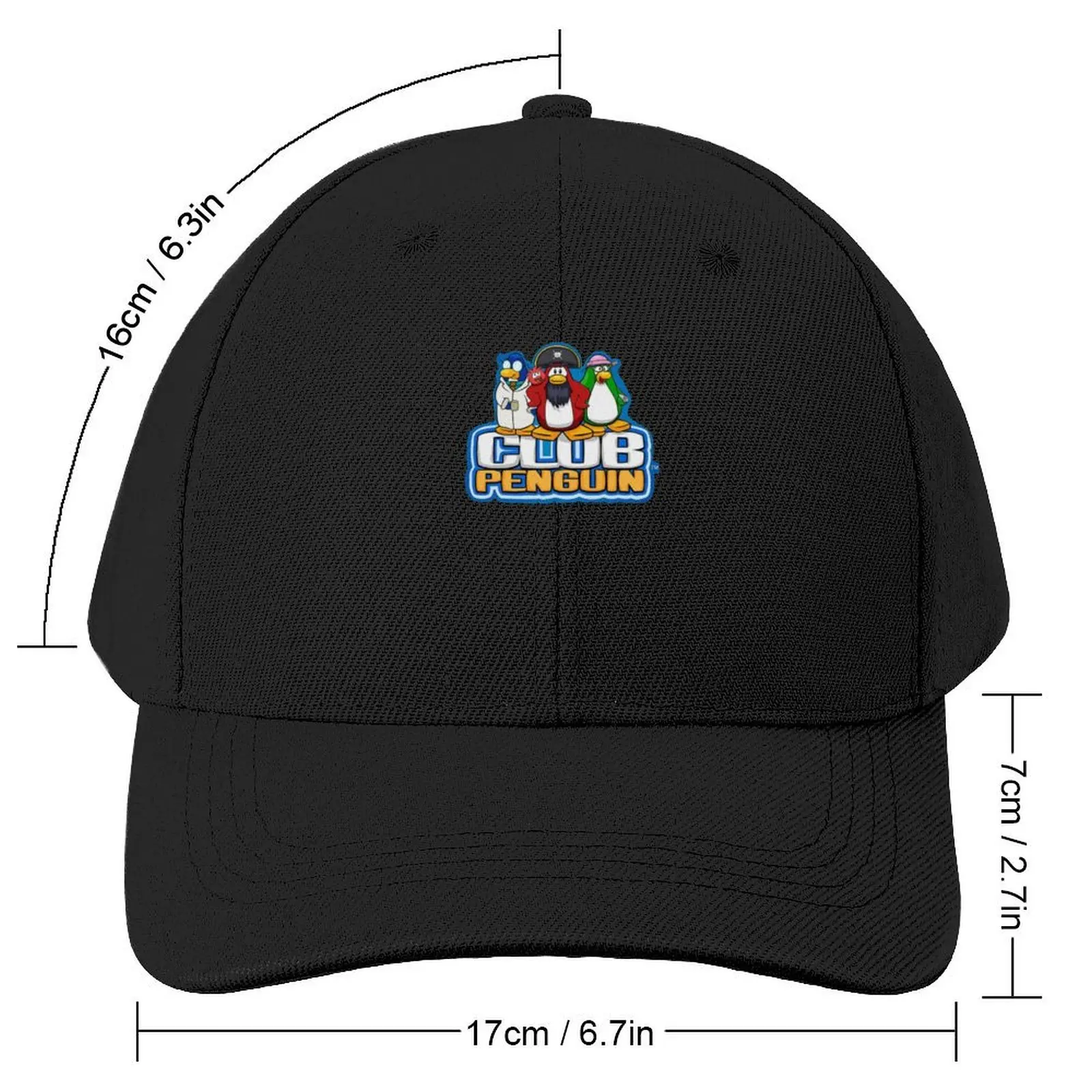 Club Penguin Baseball Cap Beach Bag hard hat Military Tactical Cap derby hat For Girls Men's