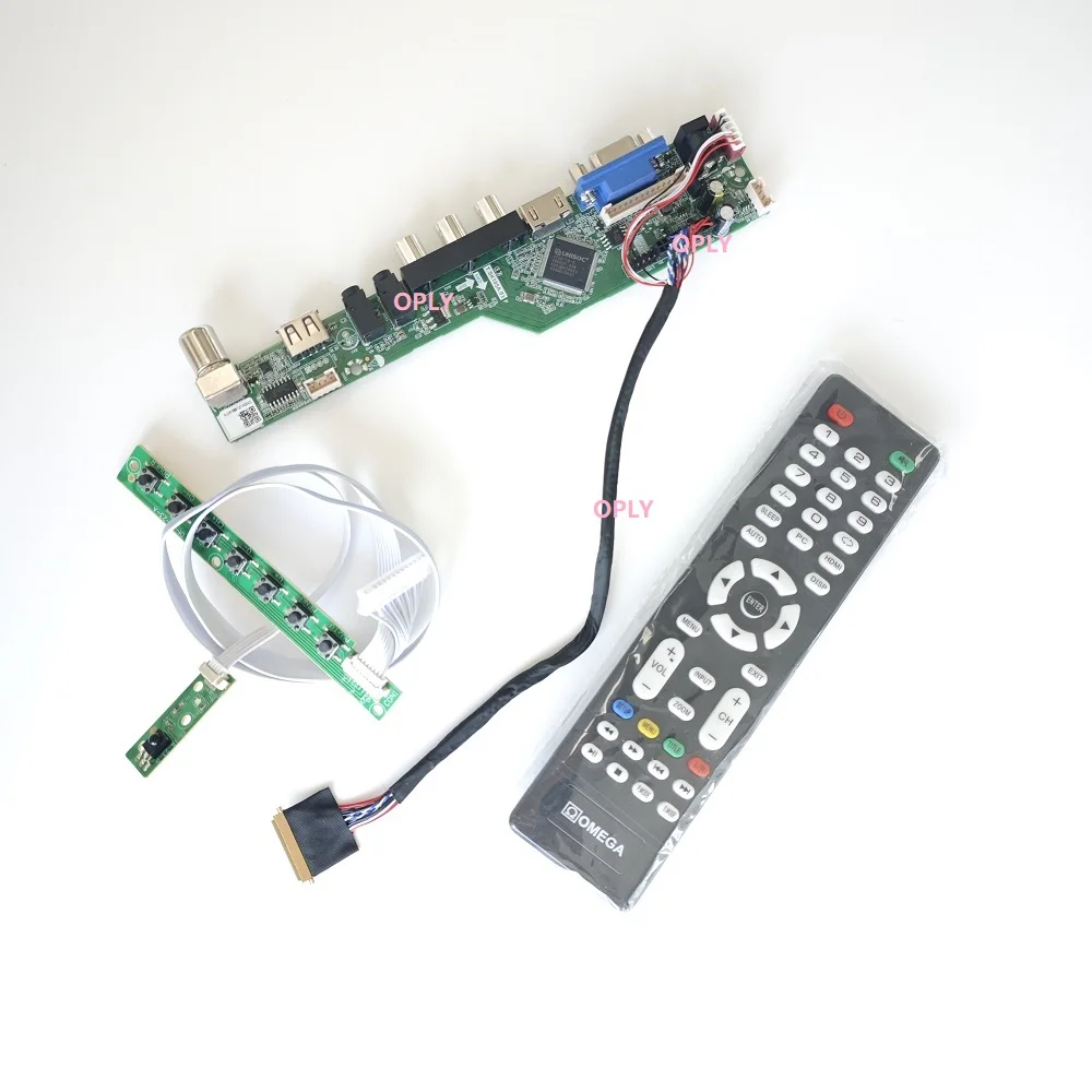 

Для AUO B140RW02 B140RW03 B140RW02 V0 1600X900 14 "HDMI-совместимый комплект платы контроллера телевизора RF USB AV VGA аудио монитор