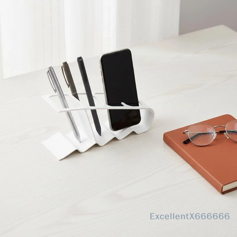 Picture 7: Remote Control Storage Box Creative Desk Organizer Space Saving Desktop Accessory for Office Remote Storage