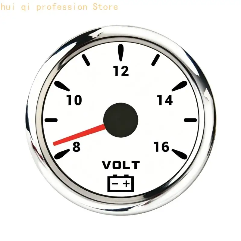 85mm Panel Mount Voltmeter Batteriespannungsanzeige für Boot Anhänger H8WE – Detail 7