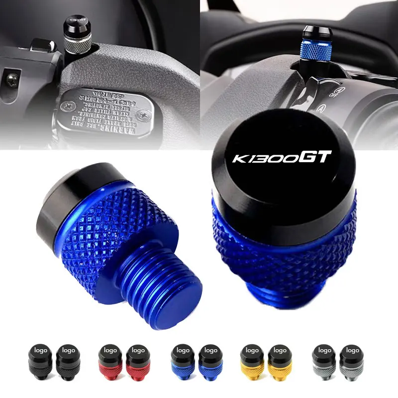For BMW K1300GT K 1300GT K1300 GT Motorcycle CNC Rearview Side Mirror Hole Cap Plug Accessories