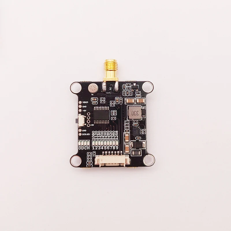 FPV 1.2GHz 1.2G 1.6W VTX Switchable 9CH Transmitter and VRX Receiver Video Wireless Module For RC Long Range Racing Drone