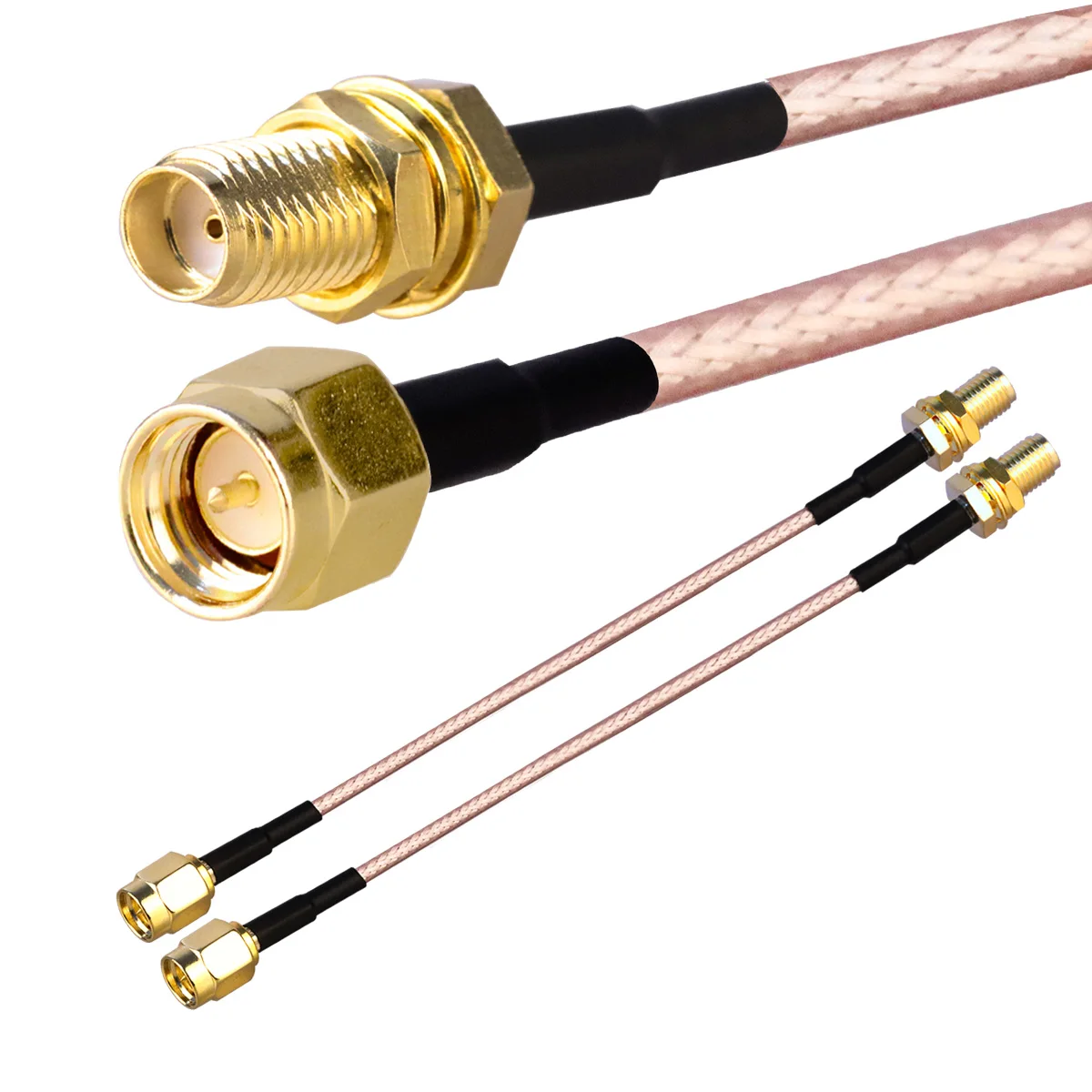 Cavo Coassiale SMA RG316 SMA Maschio A SMA Femmina Cavo Coassiale RF Da 6 Pollici (15 Cm) 2G 3G 4G Antenna Router Cavo Di Prolunga Pigtail 2 Pacchi - Foto 4