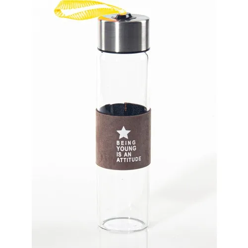 Pounds Glass Flasks 420 ml Tutamaçlı-Brown